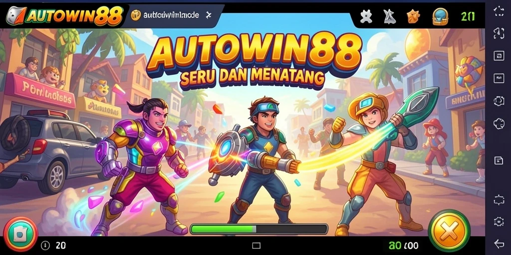 Screenshot AUTOWIN88 menunjukkan momen seru dalam permainan Arcade yang mengasyikkan.