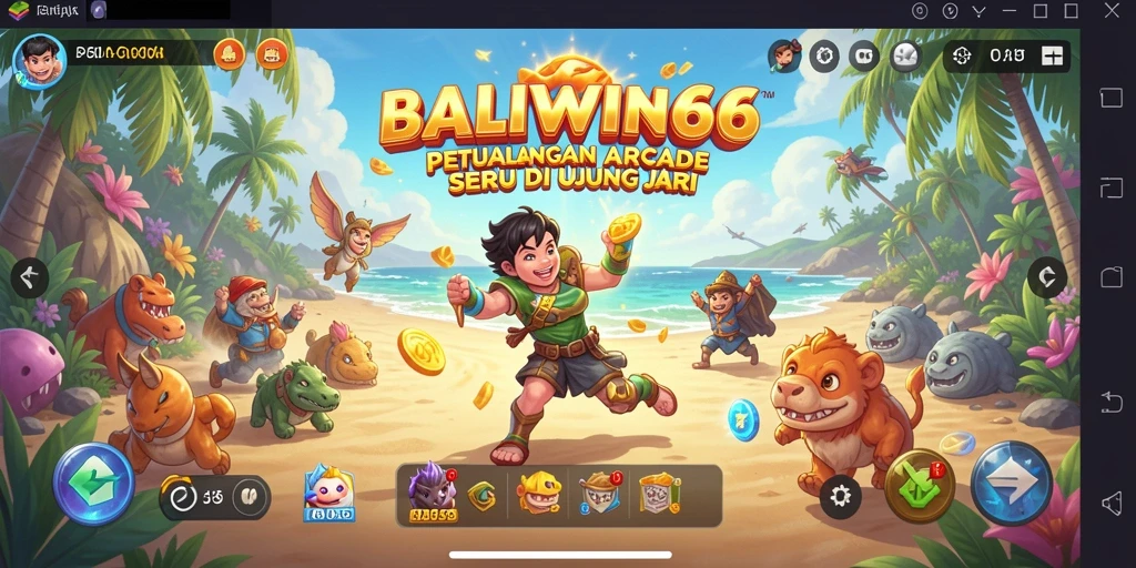 Gameplay seru BALIWIN66 yang menghibur dalam mode arcade.