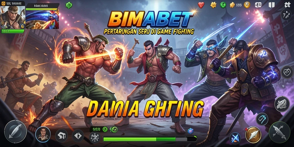 Screenshot utama menampilkan aksi pertarungan yang mendebarkan di <strong>BIMABET</strong>.