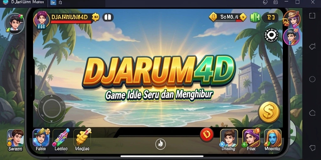 Tampilan gameplay Idle yang menarik dan adiktif dari DJARUM4D.