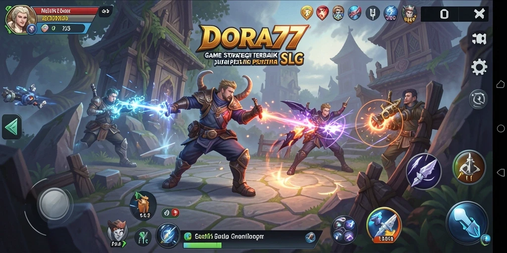 Gameplay SLG DORA77 yang menarik dan mendebarkan.