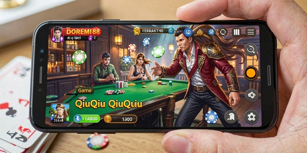 Gameplay seru DOREMI88 dengan fitur QiuQiu yang menarik.