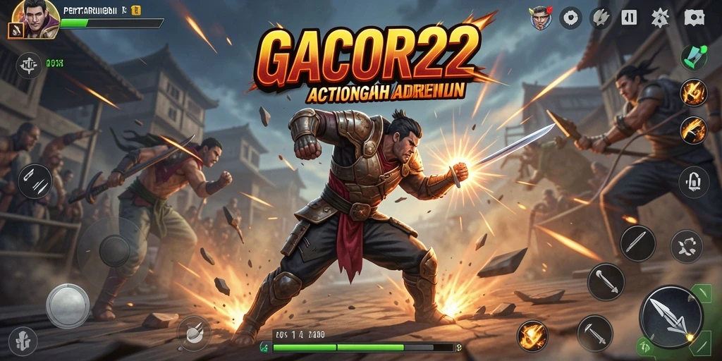 Tangkapan layar yang menunjukkan aksi seru dalam GACOR22.
