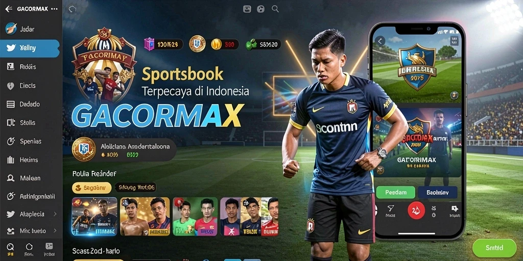 Tampilan GACORMAX dengan gameplay menarik taruhan olahraga.