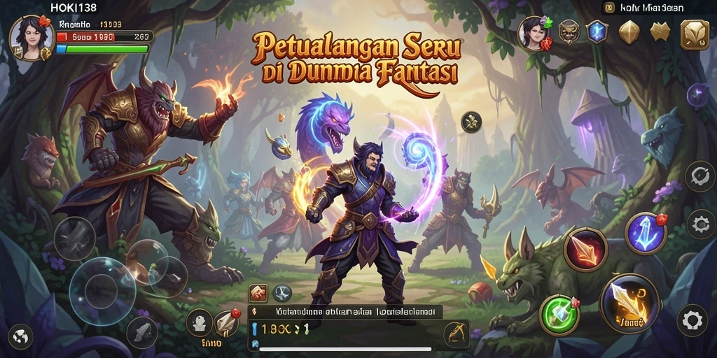 Tampilan gameplay HOKI138 yang menarik dengan petualangan seru.