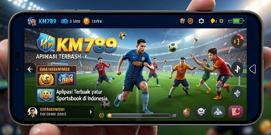 Tampilan permainan Sportsbook yang menarik dan interaktif di KM789.