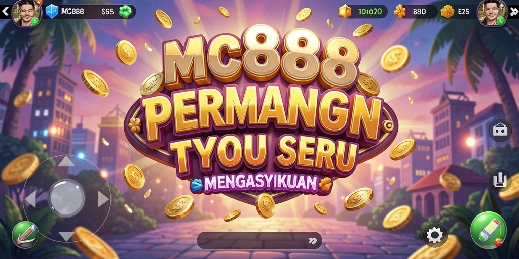 Screenshot utama MC888 menampilkan gameplay Tycoon yang menarik.