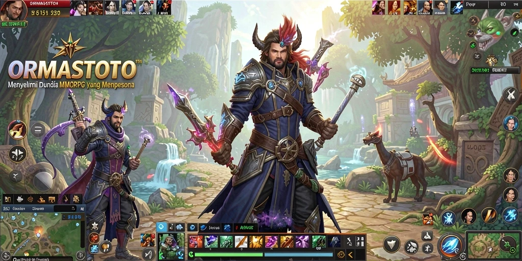 Screenshot gameplay <strong>ORMASTOTO</strong> menampilkan aksi seru di dunia MMORPG.