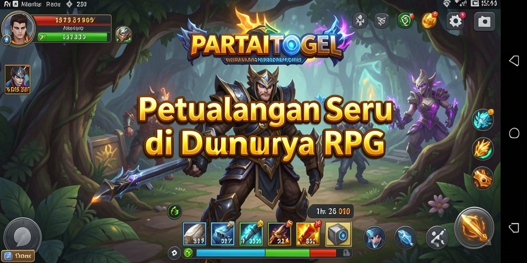 Screenshot PARTAITOGEL menampilkan pertempuran RPG yang mendebarkan dan grafis yang memukau.