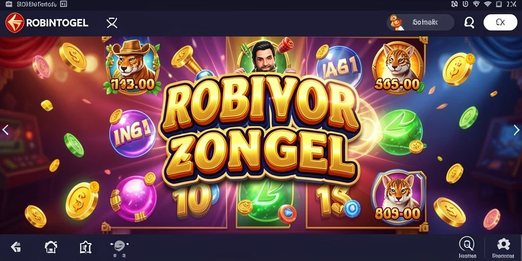 Screenshot gameplay ROBINTOGEL yang menunjukkan keseruan bermain Slot.