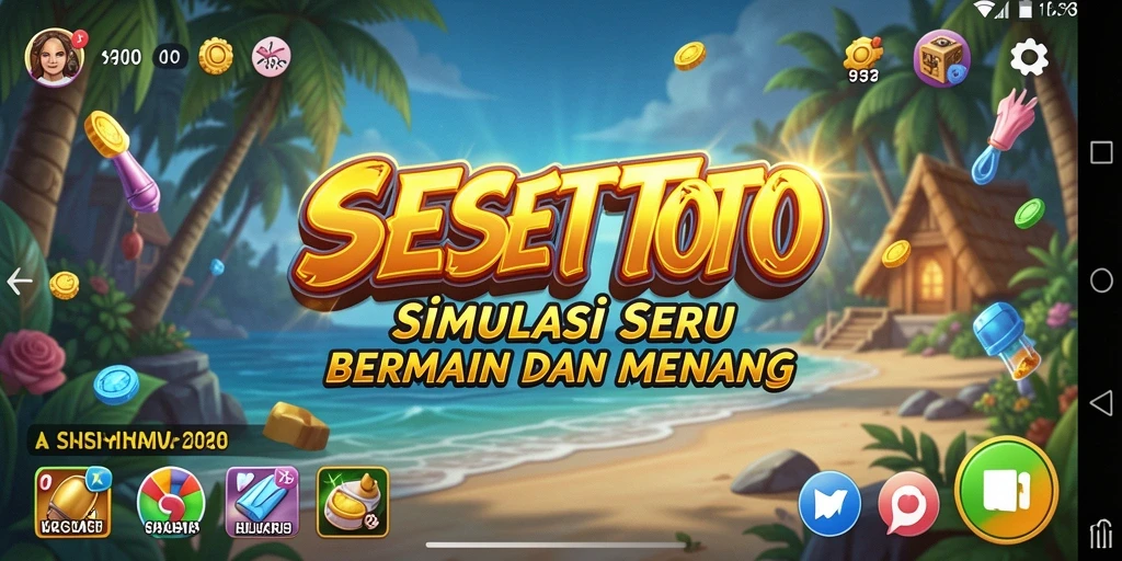 Tangkapan layar SESETOTO menampilkan gameplay simulation yang menarik dan interaktif.