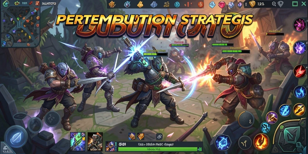 Tangkapan layar gameplay SUBURTOTO yang mendebarkan di arena MOBA.
